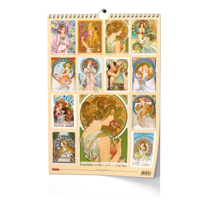 Nástěnný kalendář A3 - Alfons Mucha 2027