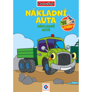 Omalovánka A5 - Nákladní auta