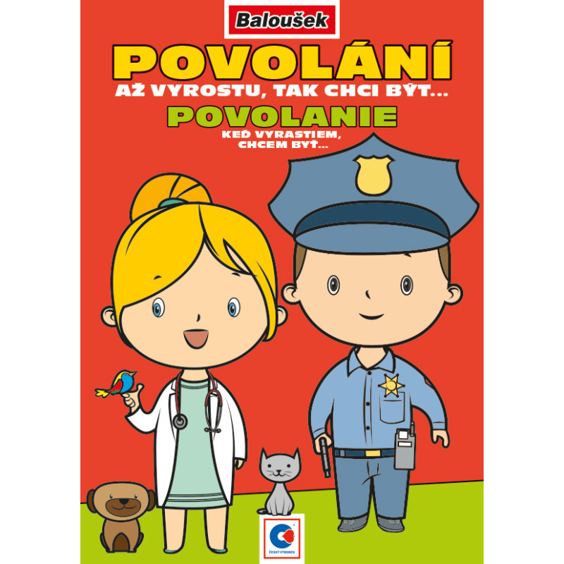 Omalovánka  - A5 - Povolání, Až vyrostu, tak chci být…