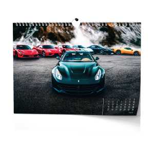 Nástěnný kalendář - Dream Cars - A3