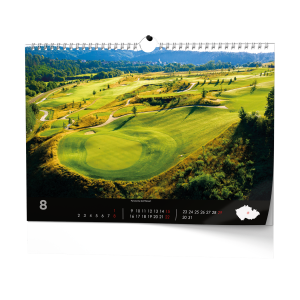Nástěnný kalendář - Golf - české resorty