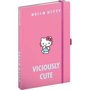 NOTIQUE Notes Hello Kitty, linkovaný, 13 x 21 cm