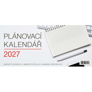 NOTIQUE Stolní kalendář Plánovací Speciál 2027, 30 x 13,5 cm