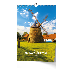 Nástěnný kalendář - Krásy Moravy a Slezska - A3