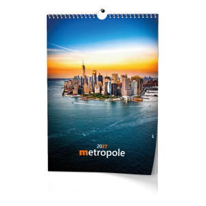 Nástěnný kalendář - Metropole - A3
