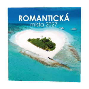 Nástěnný kalendář - Romantická místa