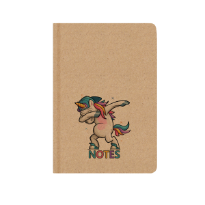 Notes linkovaný - A5 - kraft - Unicorn