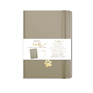 Notes Luxi linky - A5 - lamino - moka
