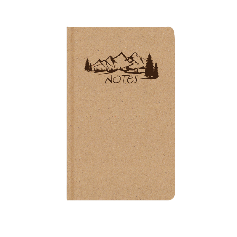 Notes prázdný - A5 - kraft - Hory