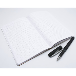 Notes tečkovaný - A5 - kraft - slon
