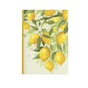 Notes tečky - A5 - lamino - Citrony