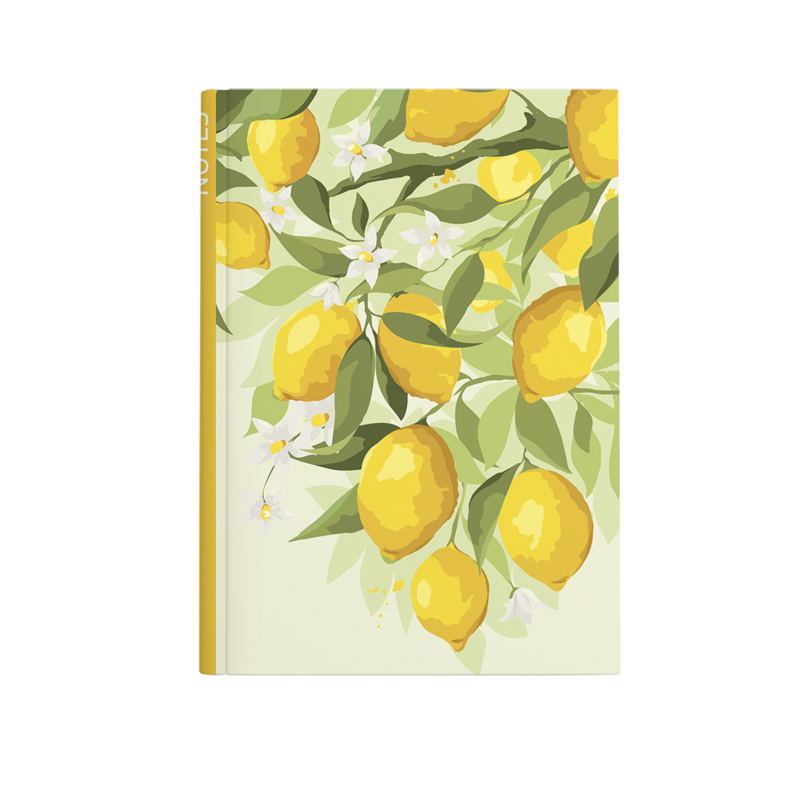 Notes tečky - A5 - lamino - Citrony